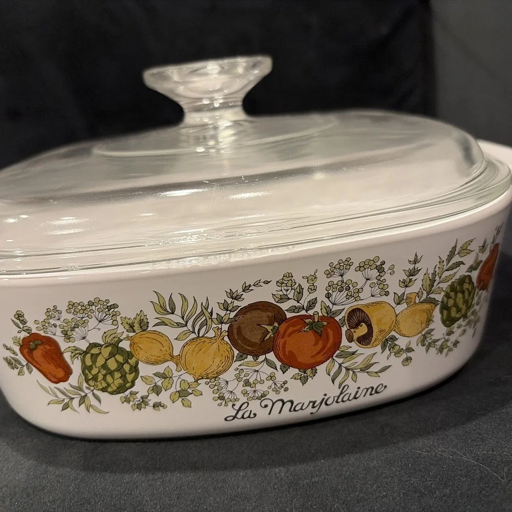 Rare Vintage Corning Ware L'Marjolaine 2 Quart Casserole Dish With Lid A-2-B